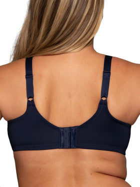 Vanity Fair Women's Full Figure Beauty Back Smoothing Bra back view with adjustable straps