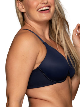 Vanity Fair Women's Full Figure Beauty Back Smoothing Bra side view showing underwire