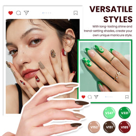VANREESA Gel Nail Polish bottles in various colours