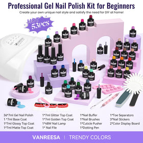 VANREESA Gel Nail Polish Kit packaging