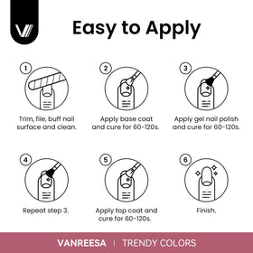 VANREESA Gel Nail Polish Kit packaging front view