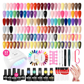 VANREESA Gel Nail Polish Kit with 36 colours and UV lamp