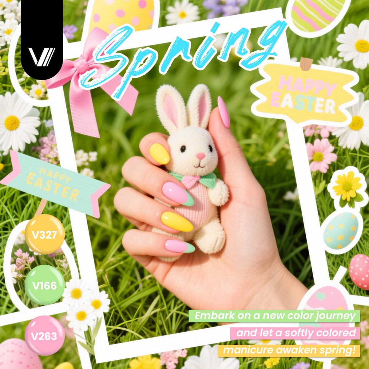 VANREESA Gel Nail Polish matte top coat application