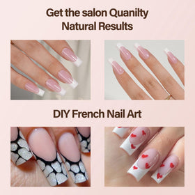 Vansiho nail tips showing different sizes