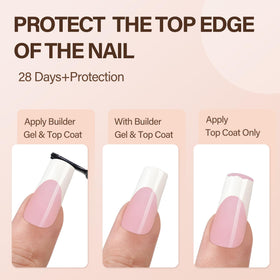 Vansiho nails applied on hands