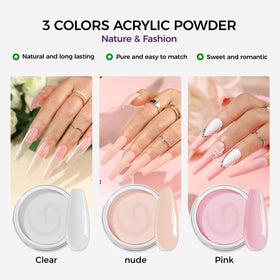 VANSISOS Acrylic Nail Kit tools including nail clipper