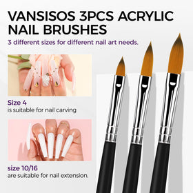 VANSISOS Acrylic Nail Kit with colourful acrylic powders