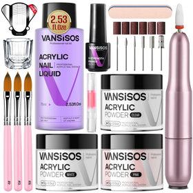 VANSISOS Acrylic Nail Kit with drill and tools