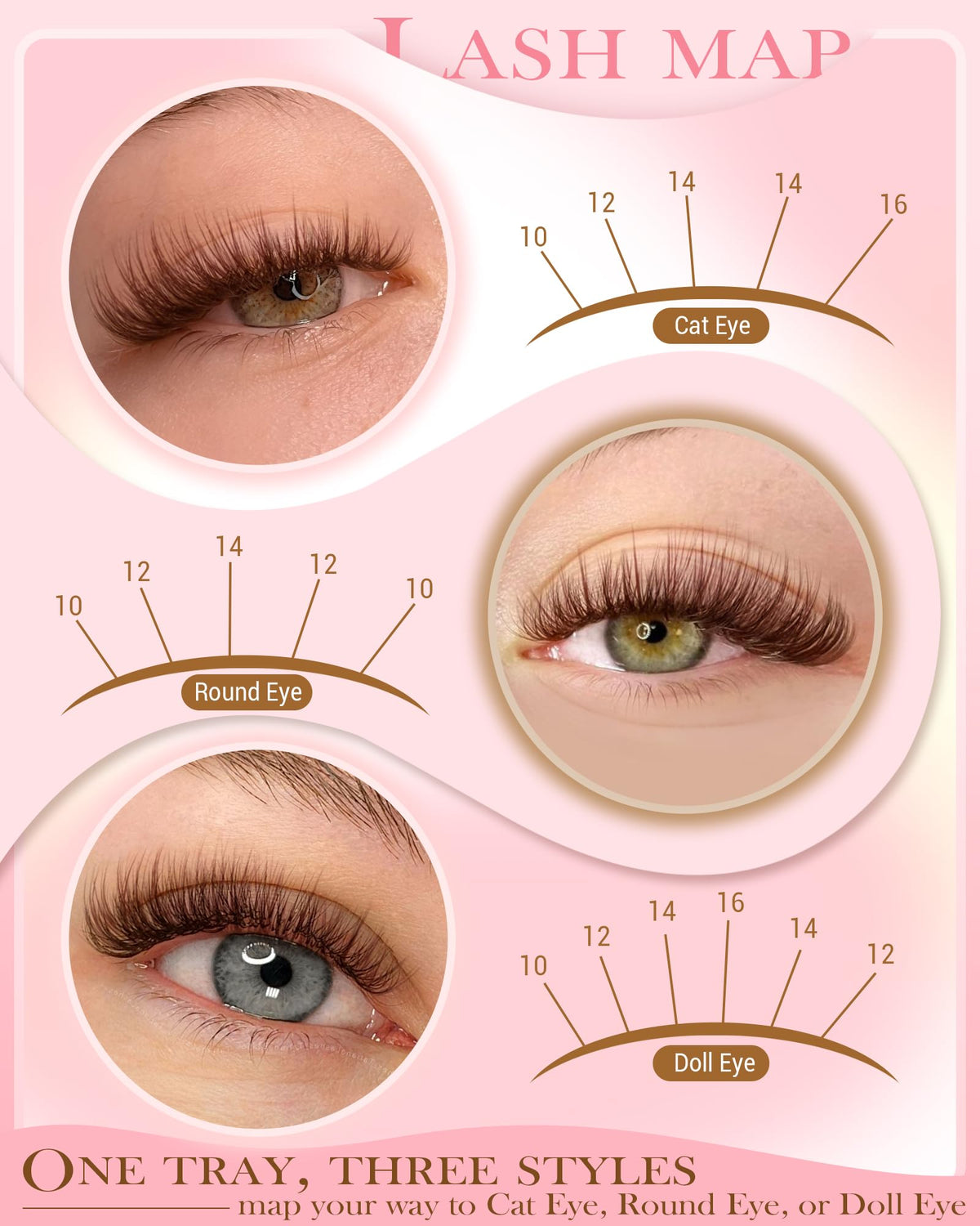 Vanssymunlin lash clusters kit open with lashes visible