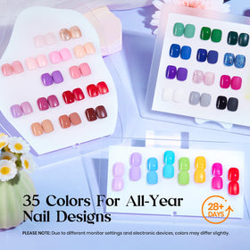variety of beetles Gel Nail Polish colours displayed