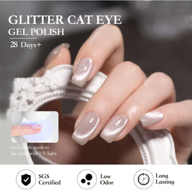 Variety of colours in GAOY Glitter Cat Eye Gel Nail Polish Set