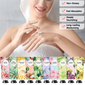 Variety of Layhomo scented hand lotions displayed