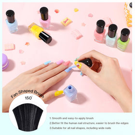 Variety of pastel shades in Morovan Nail Polish Set
