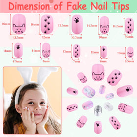 Variety of Thrilez Kids Press on Nails in different sizes