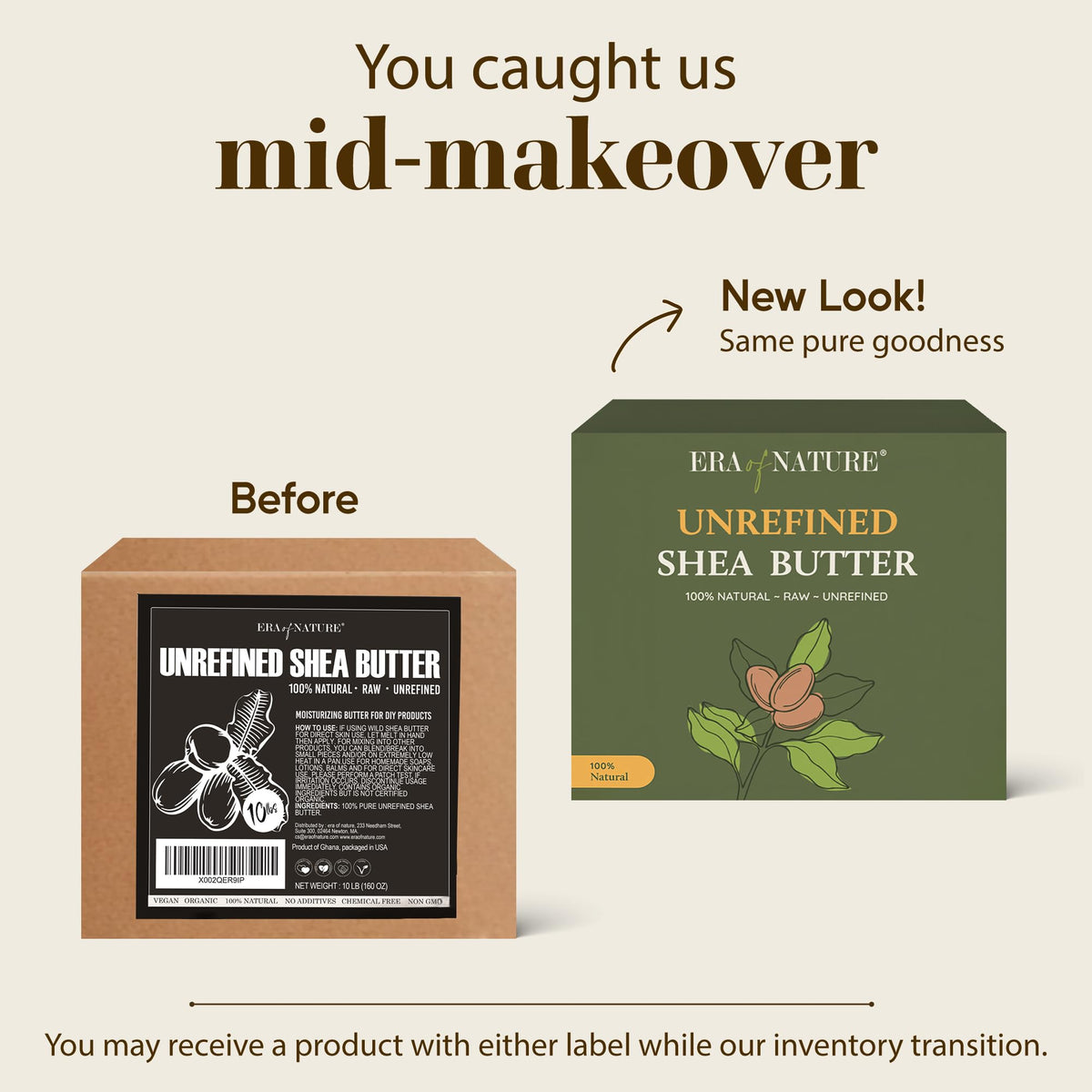 Various beauty recipes using organic shea butter