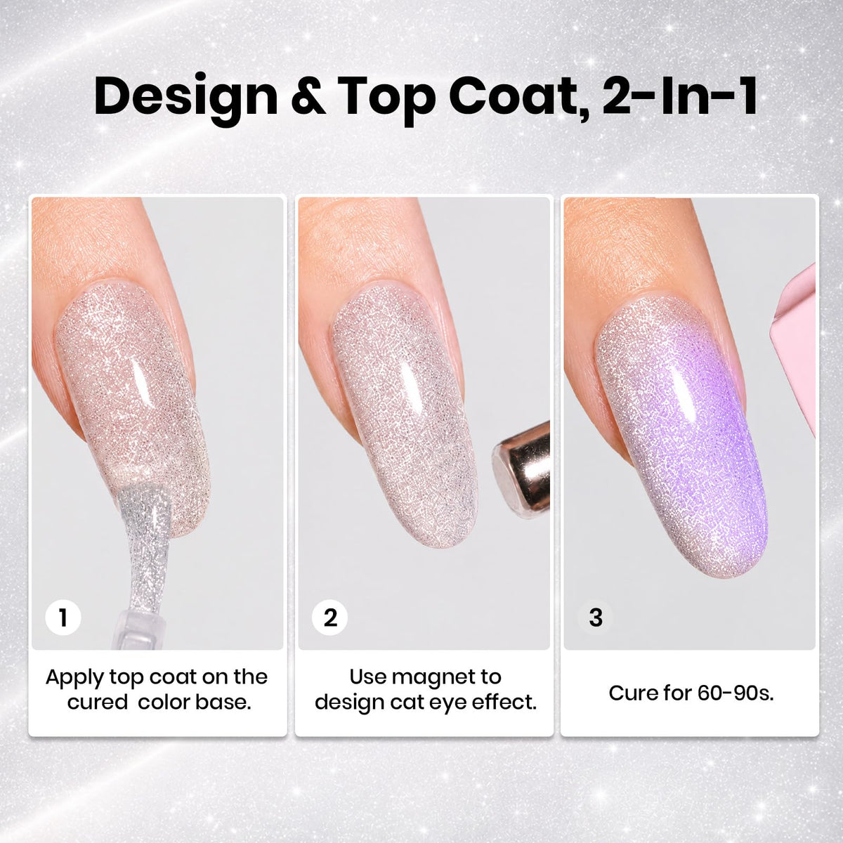 various gel colours used with beetles top coat
