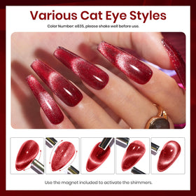 Various shades of beetles Gel Polish red gel nail polish