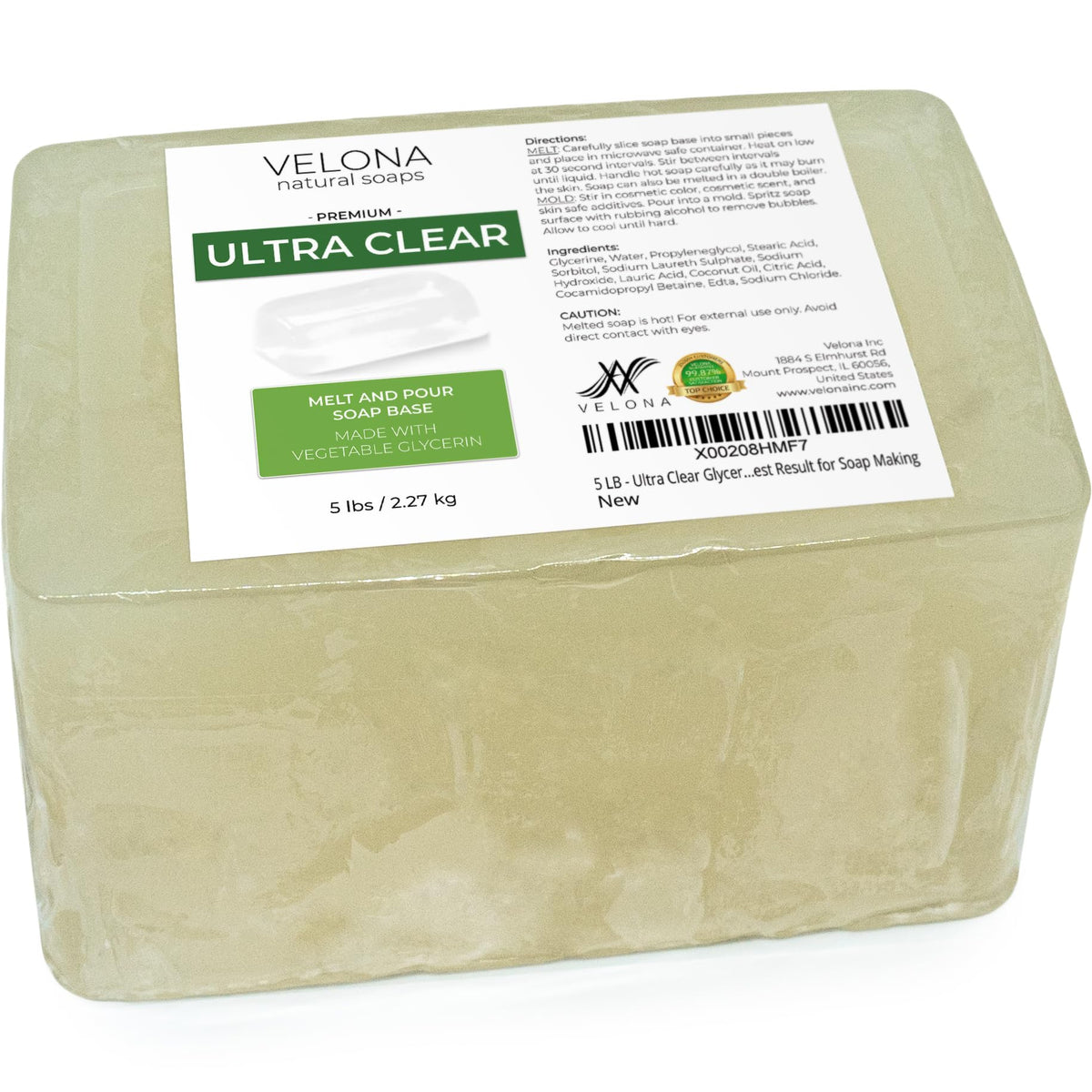 various transparent soaps made from velona Glycerin Soap Base