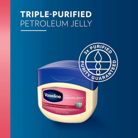 Vaseline Baby Petroleum Jelly 13oz back view showing ingredients