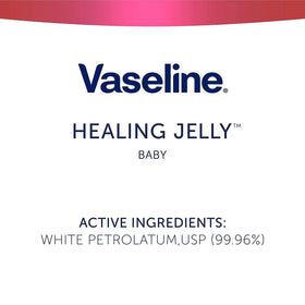Vaseline Baby Petroleum Jelly on a changing table setup