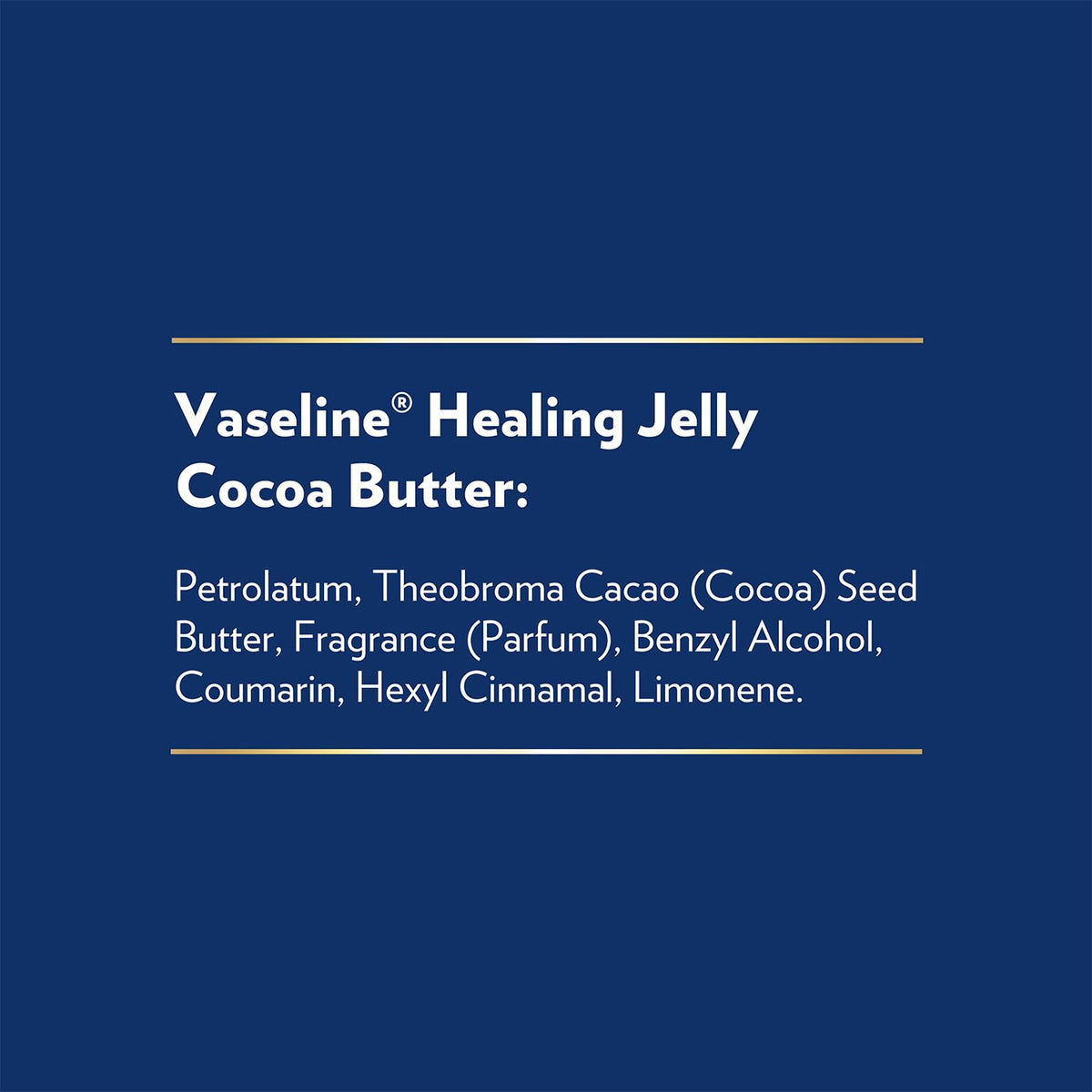 Vaseline Cocoa Butter Healing Jelly with cocoa beans
