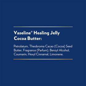 Vaseline Cocoa Butter Healing Jelly with cocoa beans