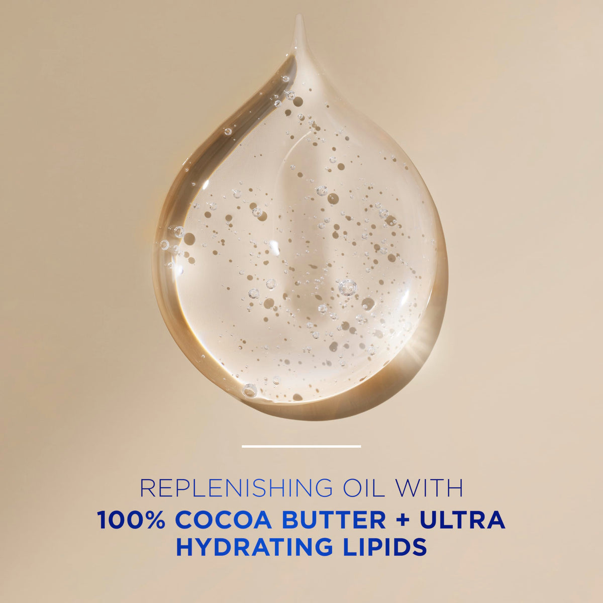 Vaseline Cocoa Radiant Body Gel Oil bottle side view