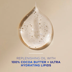Vaseline Cocoa Radiant Body Gel Oil bottle side view