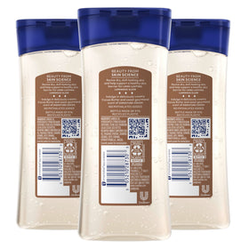Vaseline Cocoa Radiant Body Gel Oil packaging with cocoa butter