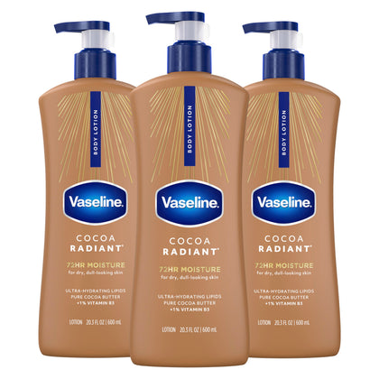 Vaseline Cocoa Radiant Body Lotion 20.3oz front view