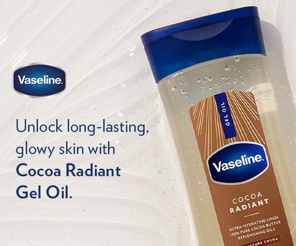 Vaseline Cocoa Radiant Oil Gel texture close-up