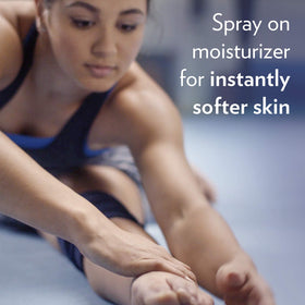 Vaseline Cocoa Radiant Spray Moisturizer application on skin