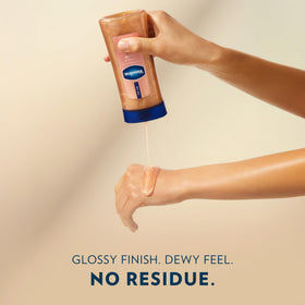 Vaseline Glazed and Glisten Sunlit Glow Body Gel Oil side view