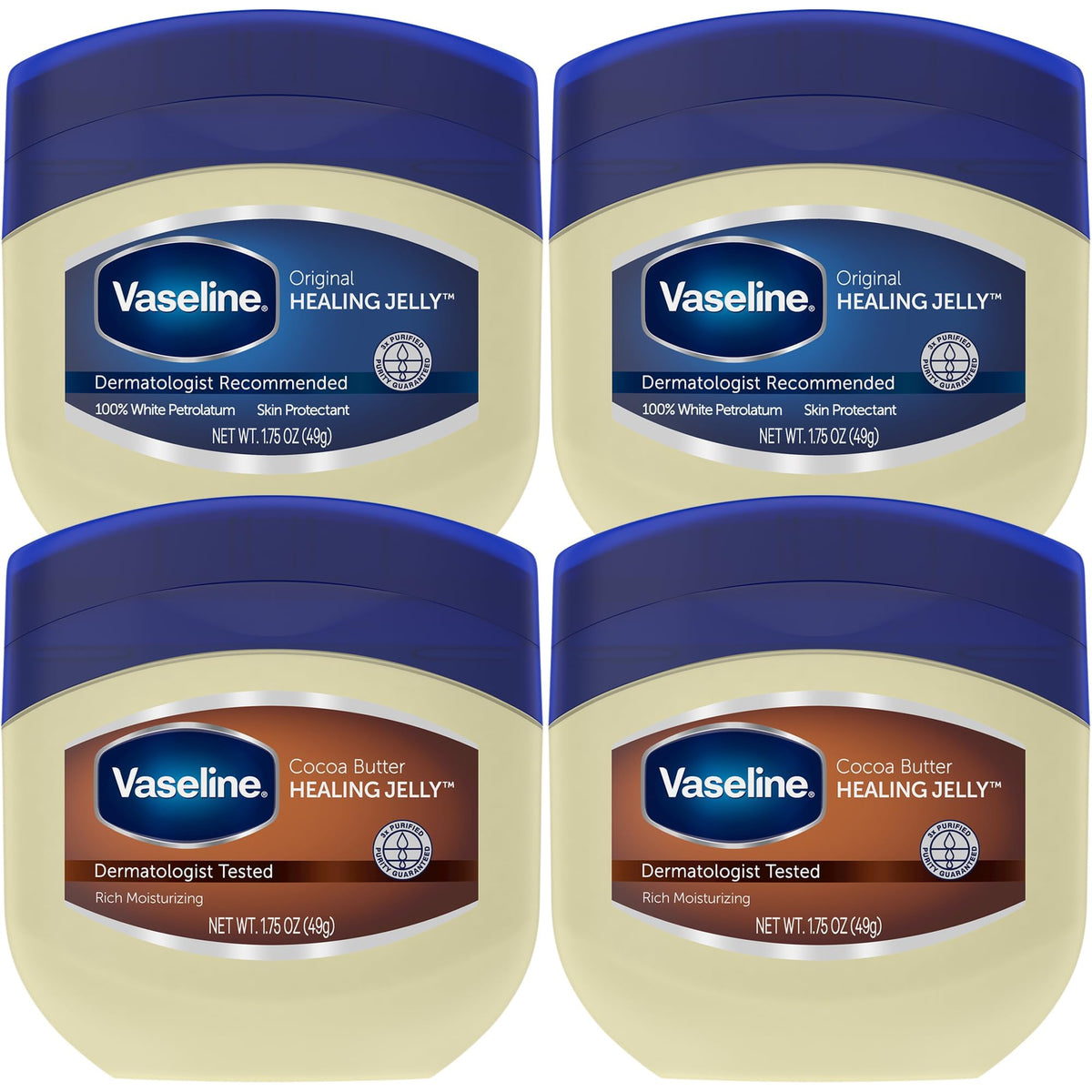 Vaseline Healing Jelly Original jar front view