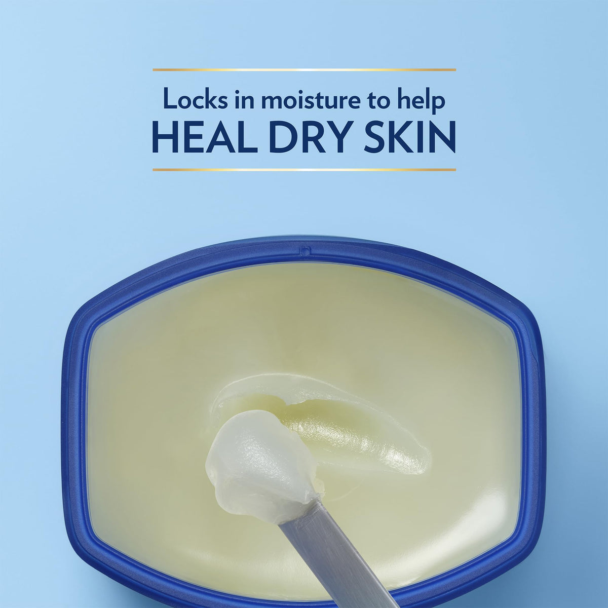 Vaseline Healing Jelly variety pack with two Original and two Cocoa Butter jars