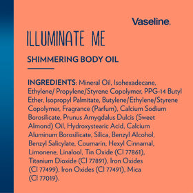 Vaseline Illuminate Me Shimmering Body Oil lifestyle scene