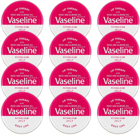 Vaseline Lip Balm Rosy Lips 20g tin front view