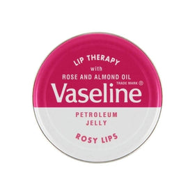 Vaseline Lip Balm Rosy Lips 20g tin side view