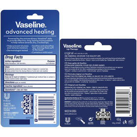 Vaseline Lip Therapy 0.35-ounce tube front view