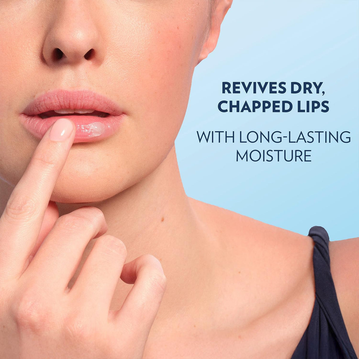Vaseline Lip Therapy Advanced Formula tube in a handbag