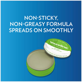 Vaseline Lip Therapy Aloe Vera Lip Balm Tin with aloe vera plant