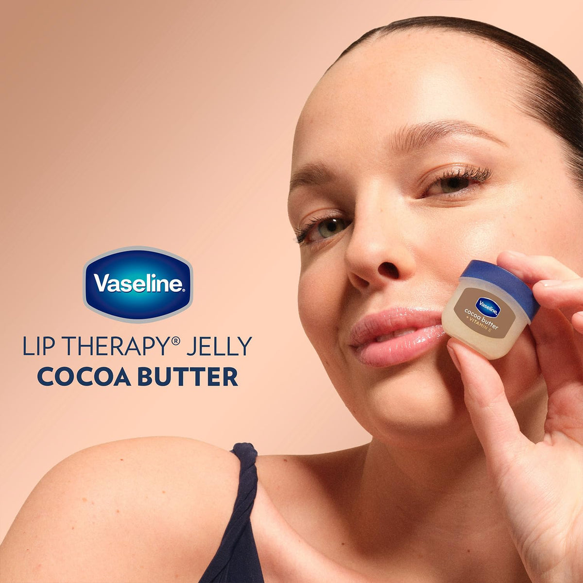Vaseline Lip Therapy Cocoa Butter mini lip balm lifestyle scene