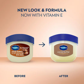 Vaseline Lip Therapy Cocoa Butter mini lip balm packaging