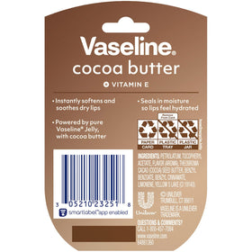 Vaseline Lip Therapy Cocoa Butter mini lip balm side view