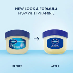 Vaseline Lip Therapy Original mini jar side view