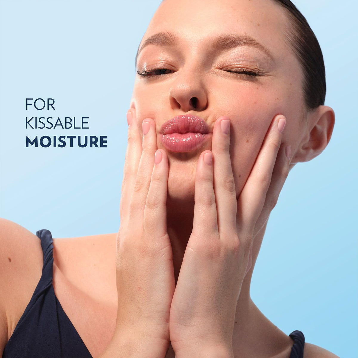 Vaseline Lip Therapy Original mini jars in a lifestyle setting