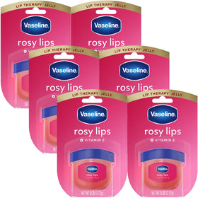 Vaseline Lip Therapy Rosy Lips 6-pack front view