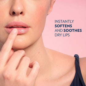 Vaseline Lip Therapy Rosy Lips in a purse for on-the-go use
