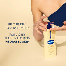 Vaseline Nourishing Moisture Body Lotion pump close-up