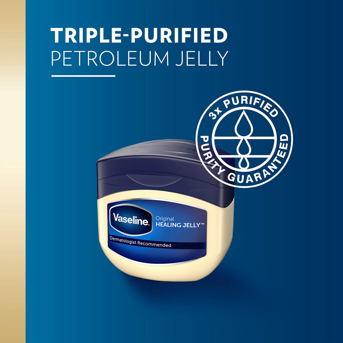 Vaseline Original Petroleum Jelly 13oz side view